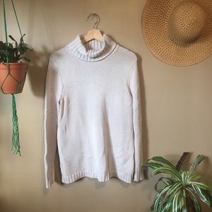 Philosophy Cowl Neck Chunky Sweater